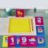 Kids Wooden Sand Tray With Wood Pen DIY Sand Writing Painting Set Early Educational Toys Gifts For Boys Girls Sand Painting