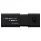 Kingston DT100G3 Flash Drive   USB Flash Drives  USB 3 0   High Speed  Black   128GB