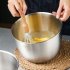 Kitchen 304 Stainless Steel Mixing  Bowl Deep Design Anti flying Cooking Baking Cake Bread Salad 19 13cm