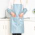 Kitchen Apron  Set Oil proof Cooking Apron Sleeves Fabric Protective Cover red Apron   sleeves