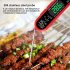 Kitchen Digital Thermometer Lcd Large screen Accurate Instant Read Cooking Thermometer With 2 Probe Red 2 Probe