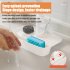 Kitchen Faucet Drain Rack Multi purpose Anti splash Non slip Soap Sponge Wipe Sink Tray Holder Drain Basket