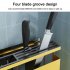 Kitchen Knife Holder Knife Organizer With Detachable Drip Tray Stainless Steel Structure Multifunctional Utensil Organizer For Knives Cutting Boards Pot Covers 