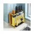 Kitchen Knife Holder Knife Organizer With Detachable Drip Tray Stainless Steel Structure Multifunctional Utensil Organizer For Knives Cutting Boards Pot Covers 