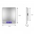 Kitchen Scale Digital Weight Small Scale Grams High Accuracy Scale Digital Cooking Scale 0 1g 3000g Range For Gram Scale Cooking Baking Rechargeable version 500