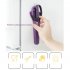 Kitchen Scissors Cutter Stainless Steel Knife with Blade Cover Magnetic Base for Vegetable Meat Potato Cheese Meat  purple