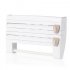 Kitchen Storage Box Rack with Cutter for Aluminum Foil Grilled Paper Tissue Roll Khaki