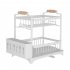 Kitchen Storage Rack Dish Drainer 2 Tier Home Plate Bowl Chopsticks Storage Shelf Utensil Holder Black