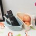 Kitchen Storage Rack Drain Basket with Suction Cup for Sink Gray with suction cup