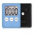Kitchen Timer Lcd Digital Screen Chronograph Timer Square Cooking Countdown Alarm Clock Stopwatch Temporizador Clock light blue