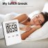 Kitchen Timer Lcd Digital Screen Chronograph Timer Square Cooking Countdown Alarm Clock Stopwatch Temporizador Clock light blue