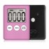 Kitchen Timer Lcd Digital Screen Chronograph Timer Square Cooking Countdown Alarm Clock Stopwatch Temporizador Clock light blue