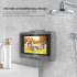 Kitchen Toilet Mobile Phone Holder Waterproof Touchable Case Wall Mounted Bath Bathroom Phone Shelves Storage Box White