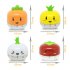 Kitchen Vegetable Fruit Shape Timer Cute Cooking Mechanical Home Decor white