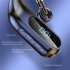 Kj10 Bluetooth compatible 5 0 Headset Digital Display Noise Canceling Wireless Earphone Sports Headphones black