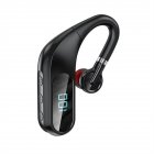 Kj10 Bluetooth-compatible 5.0 Headset Digital Display Noise Canceling Wireless Earphone Sports Headphones black