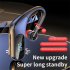 Kj10 Bluetooth compatible 5 0 Headset Digital Display Noise Canceling Wireless Earphone Sports Headphones black