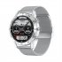 Kk70 454x454 HD Men Smart Watch Bluetooth compatible Call Wireless Charger Sports Watch Heart Rate Monitoring Smartwatch black steel belt