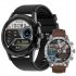 Kk70 454x454 HD Men Smart Watch Bluetooth compatible Call Wireless Charger Sports Watch Heart Rate Monitoring Smartwatch Silver Brown Belt