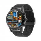 Kk70 454x454 HD Men Smart Watch Bluetooth-compatible Call Wireless Charger Sports Watch Heart Rate Monitoring Smartwatch black steel belt