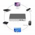 Km200 Karaoke Mixer Portable Digital Stereo Audio Echo System 4k 2k Hdmi Karaoke Amplifier with Dual Mic US Plug