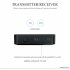 Kn321 Audio Transmitter Receiver Bluetooth 5 0 2 in 1 Dual Channel True Stereo Audio Adapter Black
