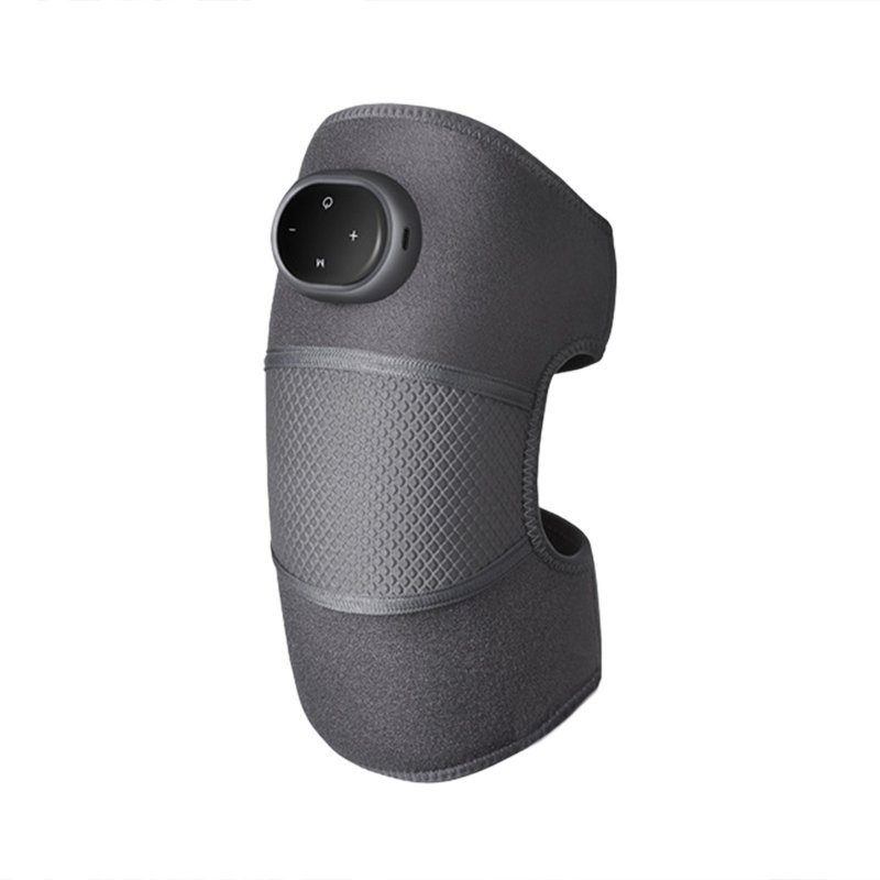 Knee Massager, Shoulder Leg Heating Pad With 5 Gear Heat And 3 Controller Gear, Heated Knee Brace Wrap With Massage, For Knee Shoulder Elbow Arthritis Women Men English manual gray LCD model