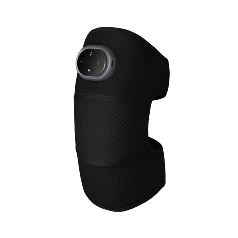 Knee Massager, Shoulder Leg Heating Pad With 5 Gear Heat And 3 Controller Gear, Heated Knee Brace Wrap With Massage, For Knee Shoulder Elbow Arthritis Women Men English manual black LCD model