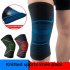 Knee Protector Sports Basketball Equipment Running Training Knee Leg Protector Black Fluorescent Orange L