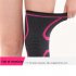 Knee Support Fitness Running Cycling Knee Support Brace Elastic Sleeve black M