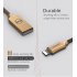 Knight Series Lightning Cable Quick Charging Cable for iPhone 1 8m  Gold