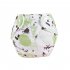 Knitted Fabric Baby Waterproof Diaper Barrier Baby Diapers  Pants Green elephant 0 18 months