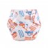 Knitted Fabric Baby Waterproof Diaper Barrier Baby Diapers  Pants Feather leaf 0 18 months