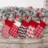 Knitting Wool Wave Christmas  Stockings With Snowflake Reindeer Pattern For Christmas Decorations W519B small tree Christmas stockings
