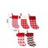 Knitting Wool Wave Christmas  Stockings With Snowflake Reindeer Pattern For Christmas Decorations W522E Snowflake Christmas stockings