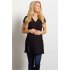 Kojooin Women s Solid Ruched Maternity Dress Wrap V Neck Short Sleeve Blouse Top