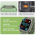 Kr06 Smart Watch 1 8 Inch Screen Bluetooth Call Waterproof Sports Pedometer Heart Rate Monitor Bracelet Green