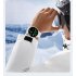 Kr08 Smart Watch Bluetooth Calling Heart Rate Blood Pressure Blood Oxygen Monitoring Dafit Smartwatch Black