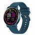 Kr08 Smart Watch Bluetooth Calling Heart Rate Blood Pressure Blood Oxygen Monitoring Dafit Smartwatch Black