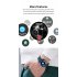 Kr08 Smart Watch Bluetooth Calling Heart Rate Blood Pressure Blood Oxygen Monitoring Dafit Smartwatch Black