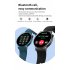 Kr08 Smart Watch Bluetooth Calling Heart Rate Blood Pressure Blood Oxygen Monitoring Dafit Smartwatch Blue