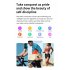 Kr08 Smart Watch Bluetooth Calling Heart Rate Blood Pressure Blood Oxygen Monitoring Dafit Smartwatch Blue
