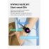 Kr08 Smart Watch Bluetooth Calling Heart Rate Blood Pressure Blood Oxygen Monitoring Dafit Smartwatch Blue