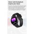 Kr08 Smart Watch Bluetooth Calling Heart Rate Blood Pressure Blood Oxygen Monitoring Dafit Smartwatch Blue