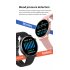Kr08 Smart Watch Bluetooth Calling Heart Rate Blood Pressure Blood Oxygen Monitoring Dafit Smartwatch Blue