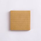 Kraft  Paper  Sticky Note  Square  Tearable  N time   Sticky Note  Student Supplies Quartet small notes brown horizontal line