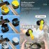Ks25 Wireless Gaming Headset Tws Bluetooth compatible 5 2 Earphone Dual mode Low latency Sports Earbuds With Microphone yellow