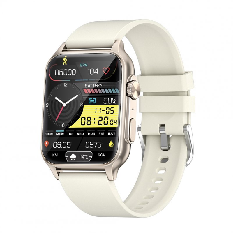 Kt64 Men Smart Watch with Bluetooth Call Ip68 Waterproof Fitness Smartwatch