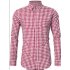 Kuulee Men s Fashion Shirts for Beer Festival Plaid Button Down Long Sleeve Slim Fit Shirts