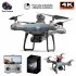 Ky102 5g RC Drone with 4k Camera 4 Way Automatic Obstacle Avoidance Quadcopter B 3 Batteries